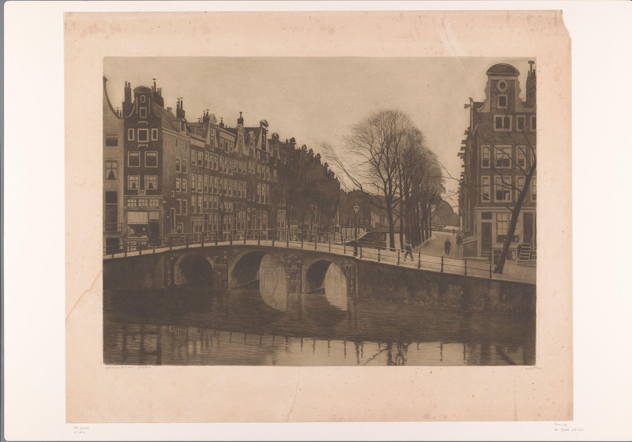 Leidsegracht, Amsterdam tekijältä Willem Arnoldus Witsen