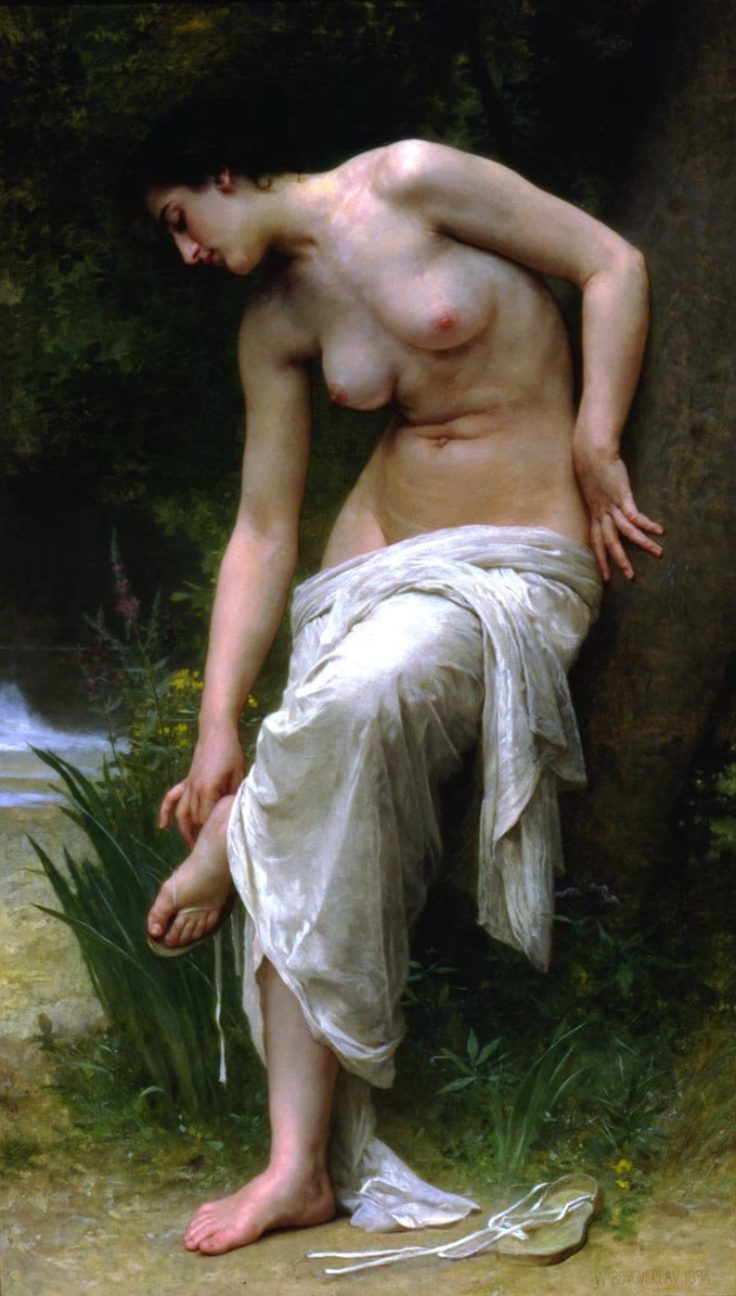 Kylvyn jälkeen tekijältä William Adolphe Bouguereau