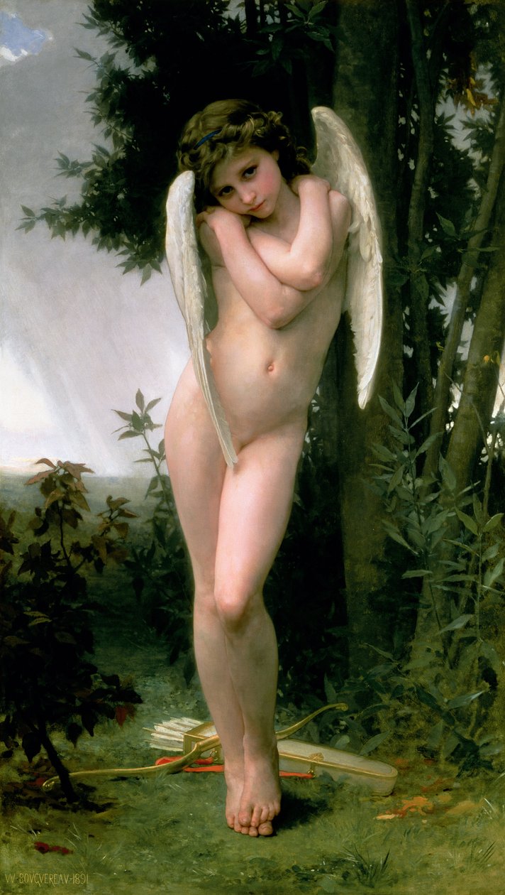 Cupidon, 1891 tekijältä William Adolphe Bouguereau