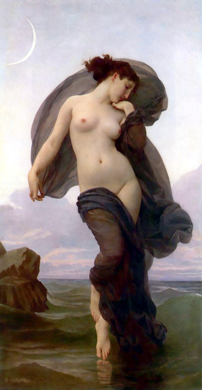 Ilta -tunnelma tekijältä William Adolphe Bouguereau