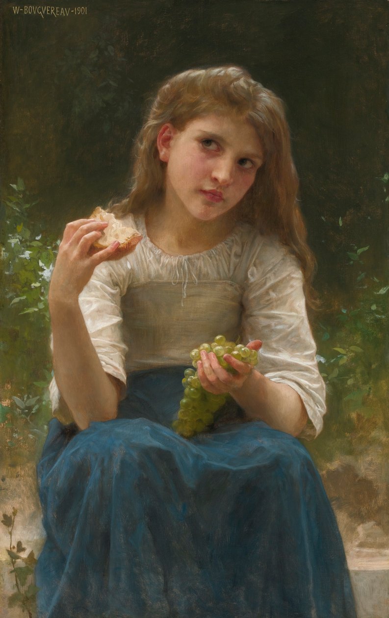 LE GOÛTER (1901) tekijältä William Adolphe Bouguereau