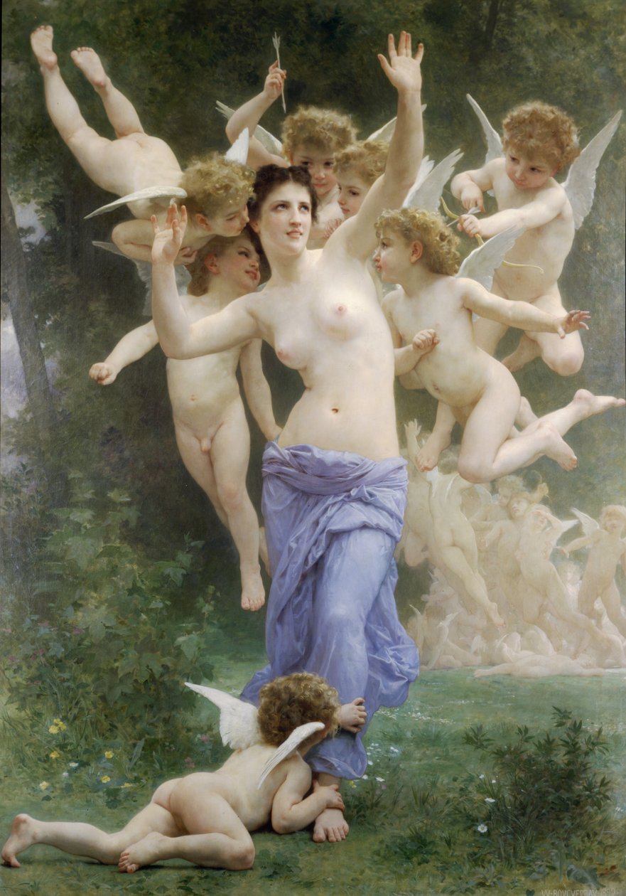 Le Guêpier tekijältä William Adolphe Bouguereau