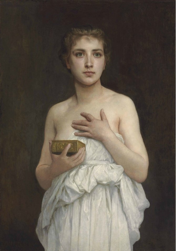 Pandore tekijältä William Adolphe Bouguereau