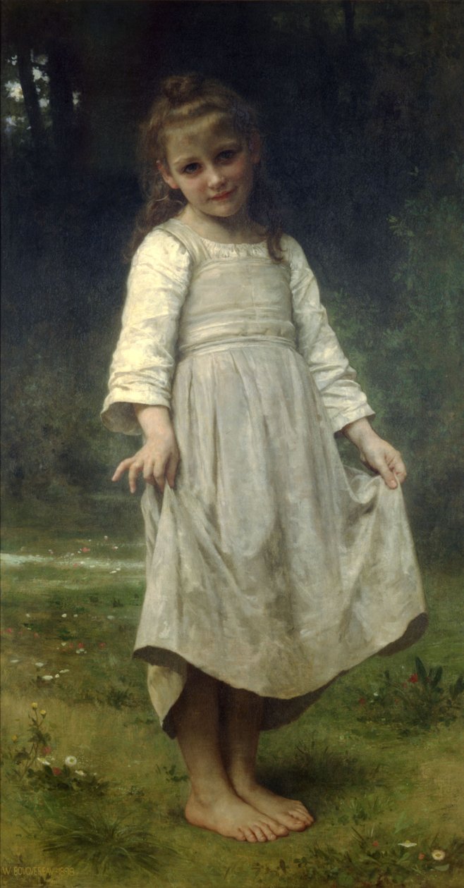 Curtsey tekijältä William Adolphe Bouguereau