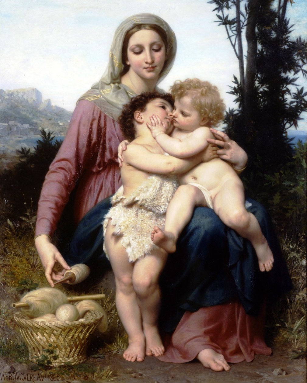 Pyhä perhe tekijältä William Adolphe Bouguereau
