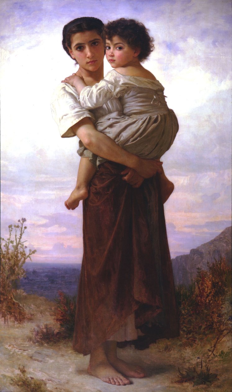 Nuoret mustalaiset tekijältä William Adolphe Bouguereau