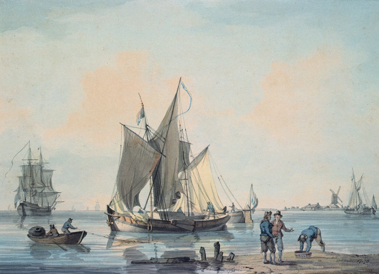 Coast Scene, toimituskulut ja hahmot tekijältä William Anderson