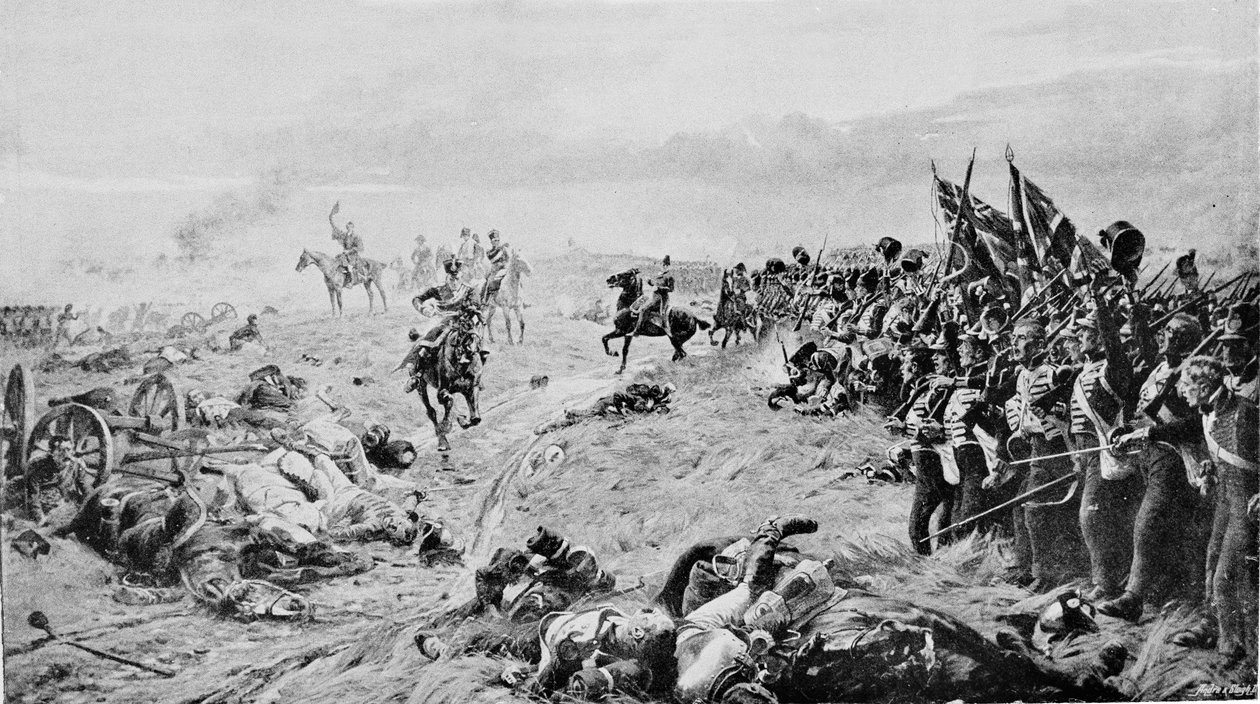 Waterloo: "The Line Will Advance!", n. 1910 tekijältä William Barnes Wollen