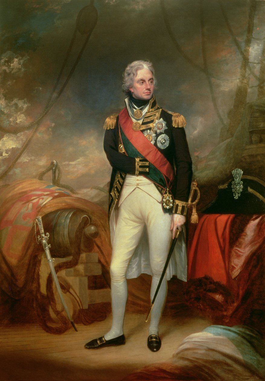 Horation muotokuva, varakreivi Nelson (1758-1805) 1801 tekijältä William Beechey