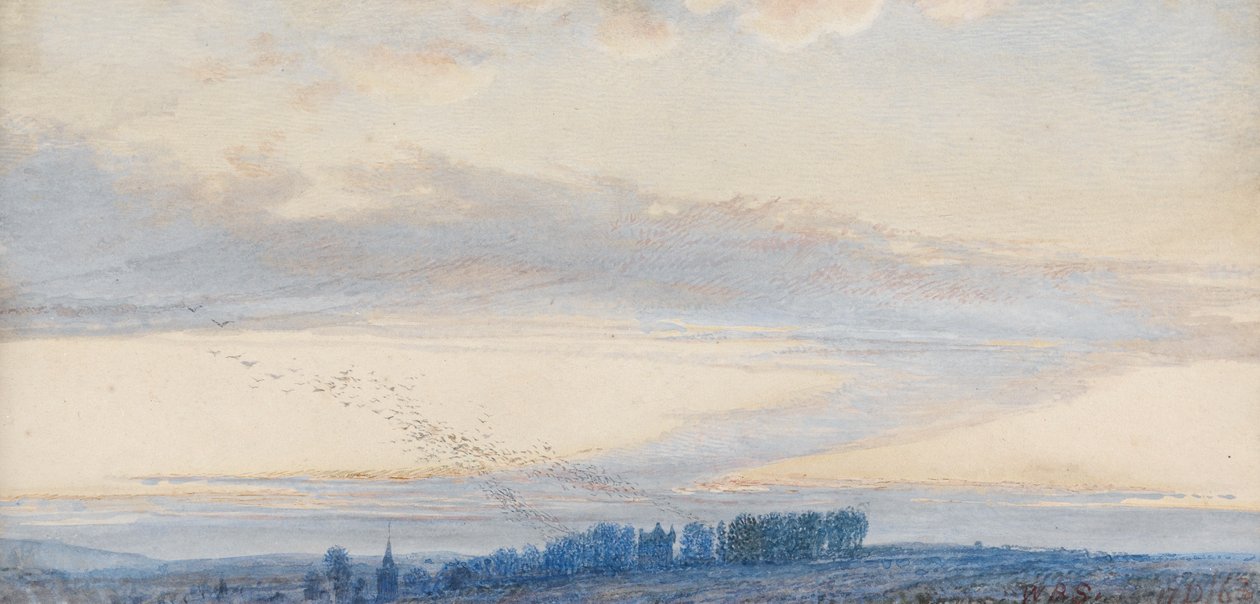 Penkillin linna, hämärä, 1863 tekijältä William Bell Scott