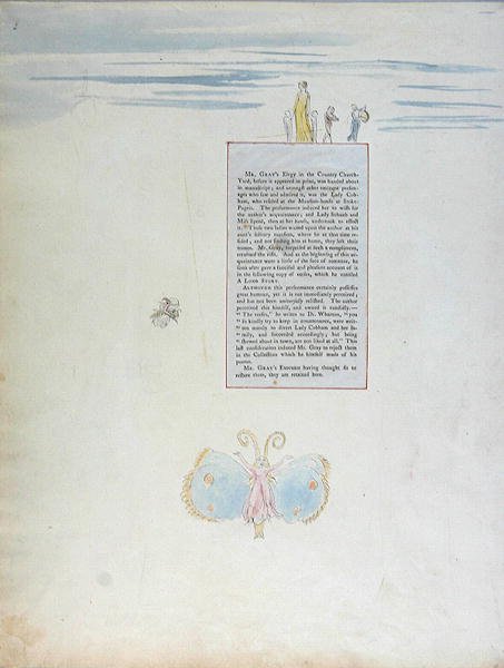 Pitkä tarina, design 24 Thomas Grayn runoista, 1797-1798 (wc kynällä ja mustalla musteella) tekijältä William Blake