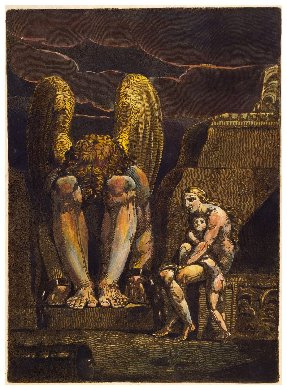 America a Prophecy kopioi lautasen tekijältä William Blake