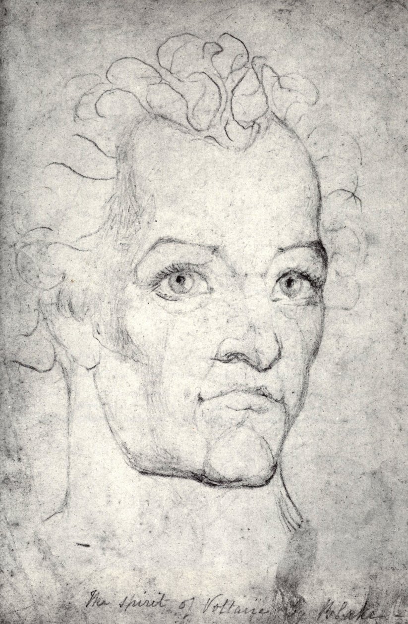 Voltairen pää tekijältä William Blake