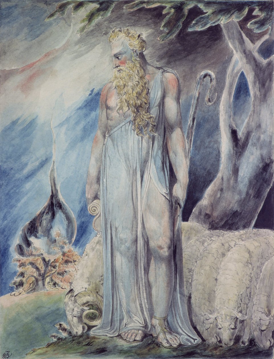 Mooses ja palava pensas tekijältä William Blake