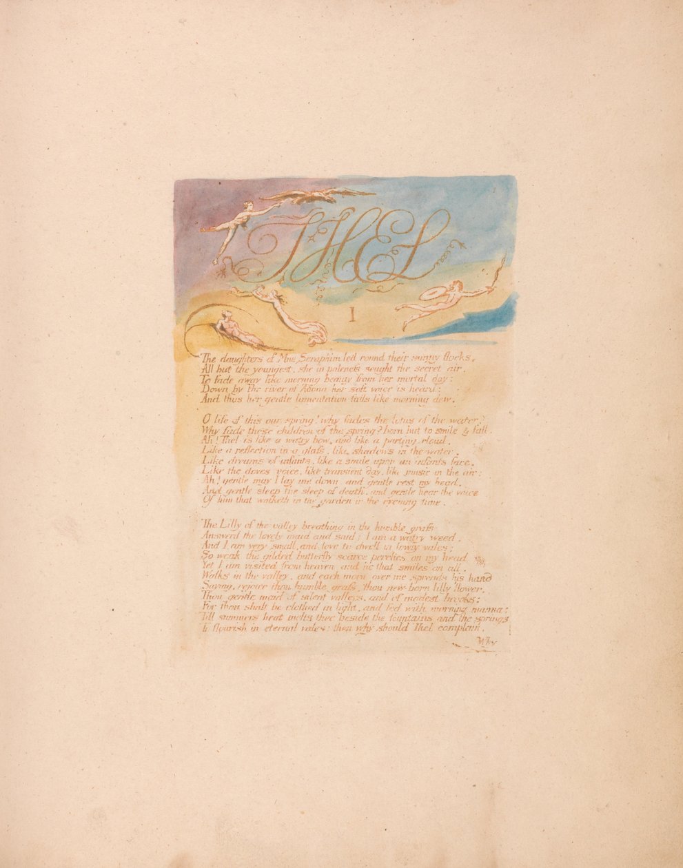 Mne Seraphimin tyttäret. . . . tekijältä William Blake