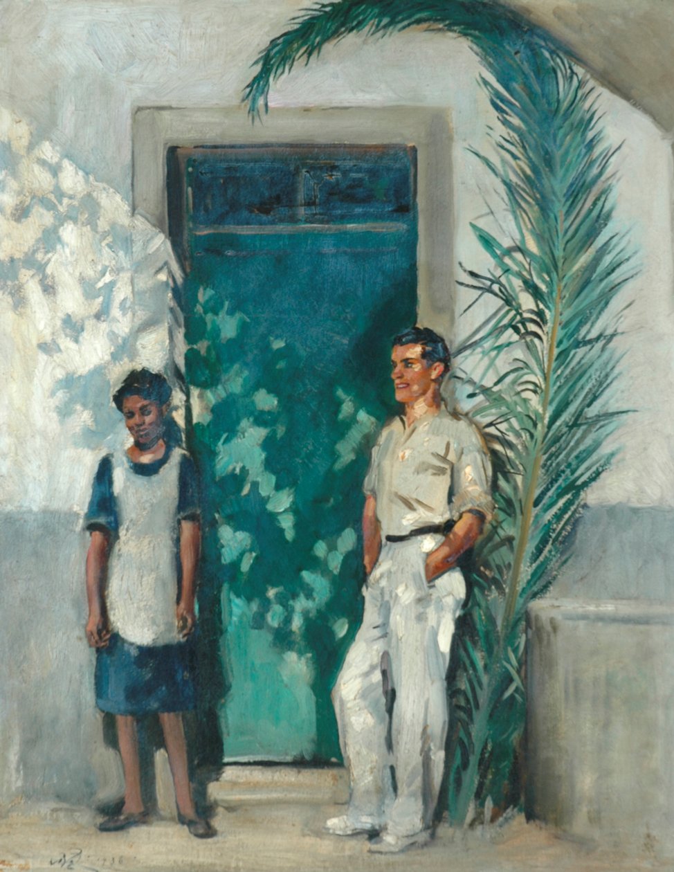 Conversation Piece, Madeira, 1936 tekijältä William Bruce Ellis Ranken