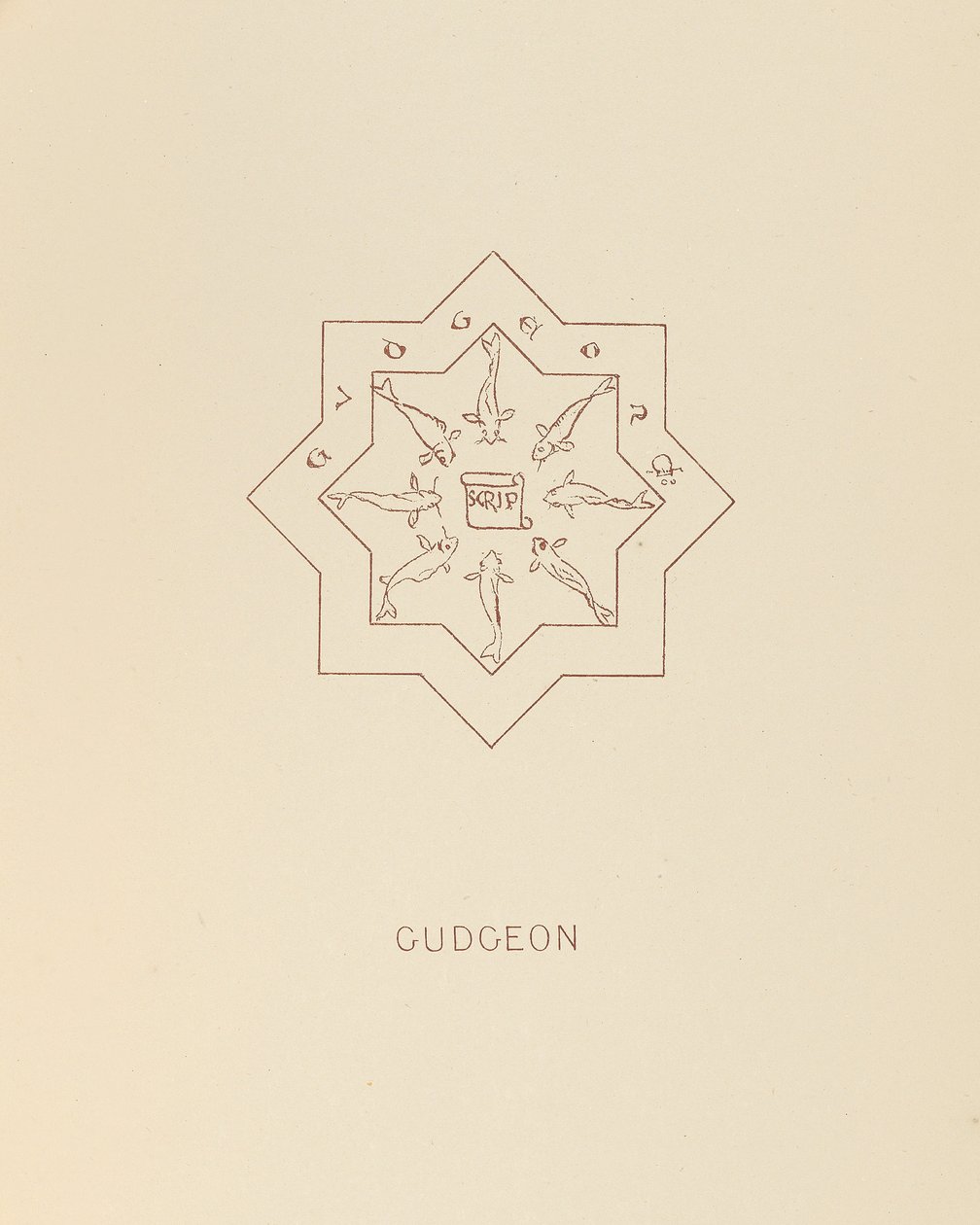 Gudgeon, 1878 tekijältä William Burges