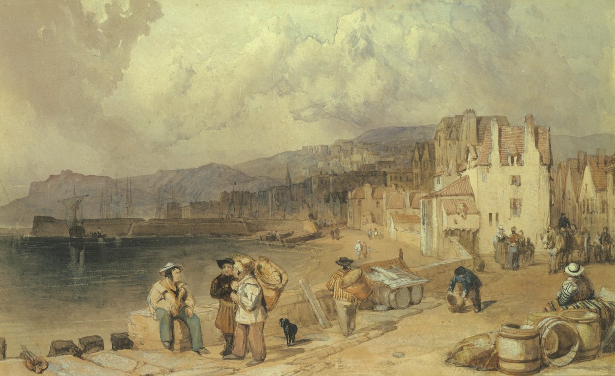 St. Peters Port, Guernsey (wc paperilla) tekijältä Clarkson Frederick Stanfield