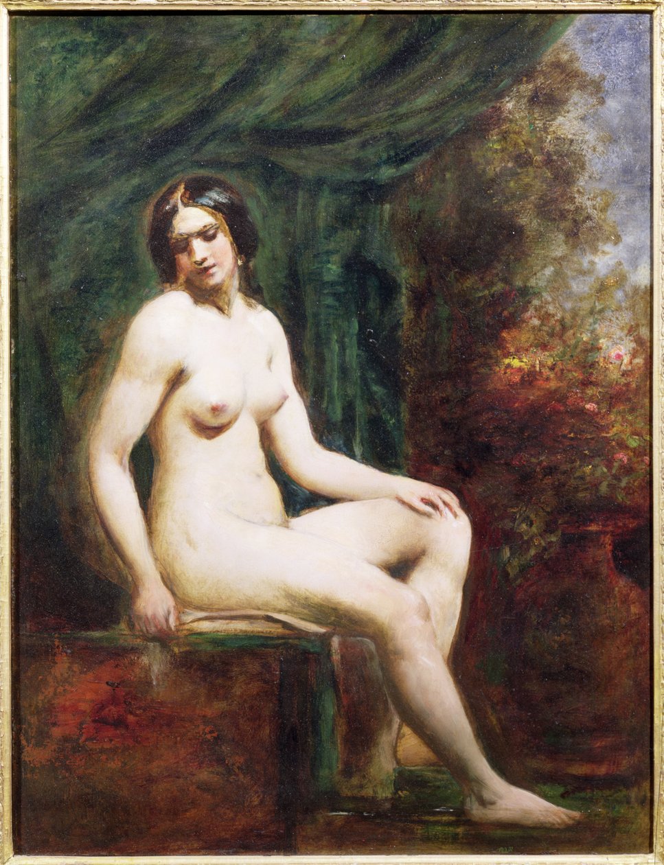 Istuva nainen alaston tekijältä William Etty