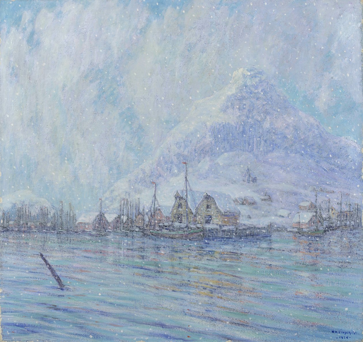 Talvisatama, 1924 tekijältä William H. Singer