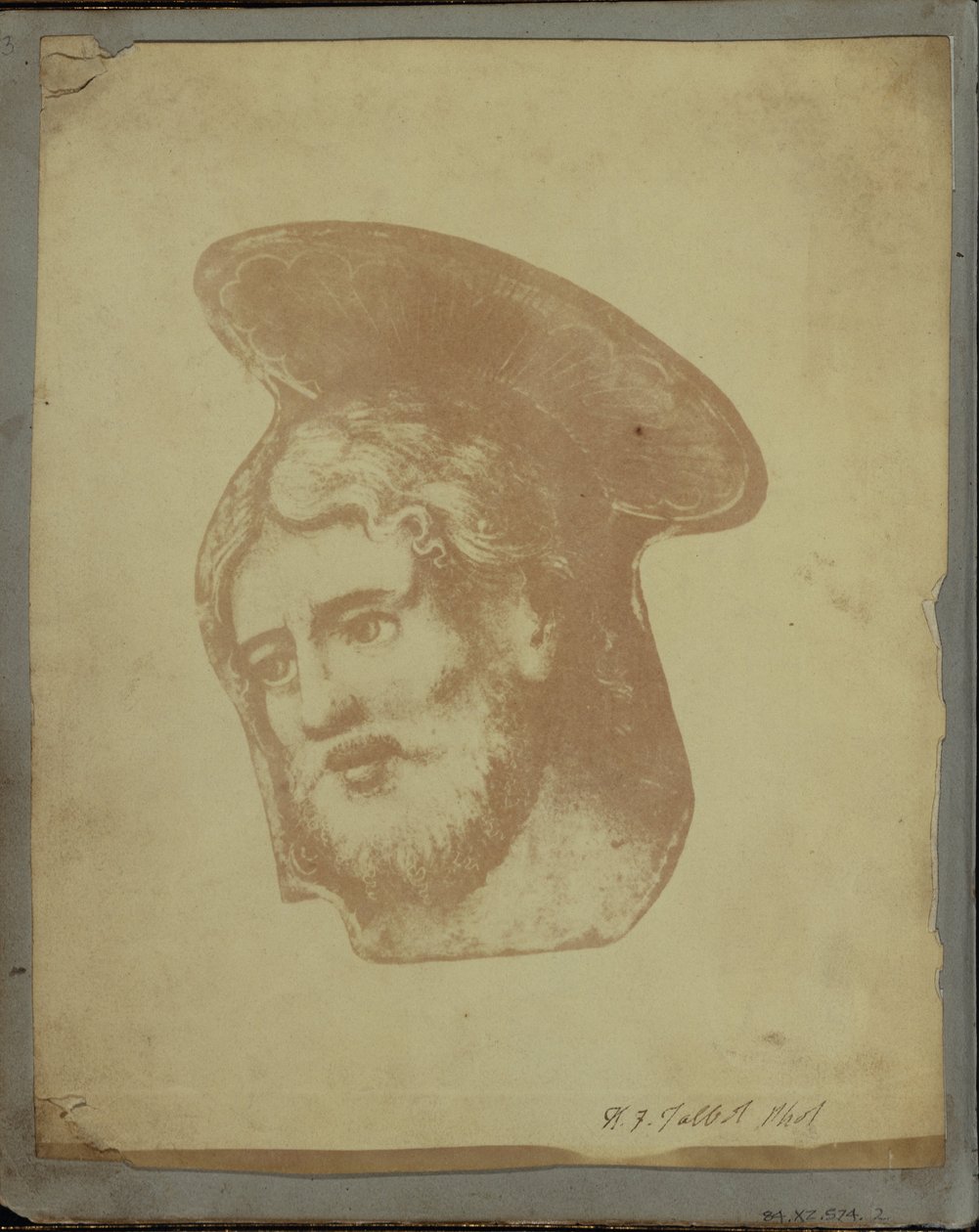 (Tuntemattoman pyhimyksen pää) tekijältä William Henry Fox Talbot