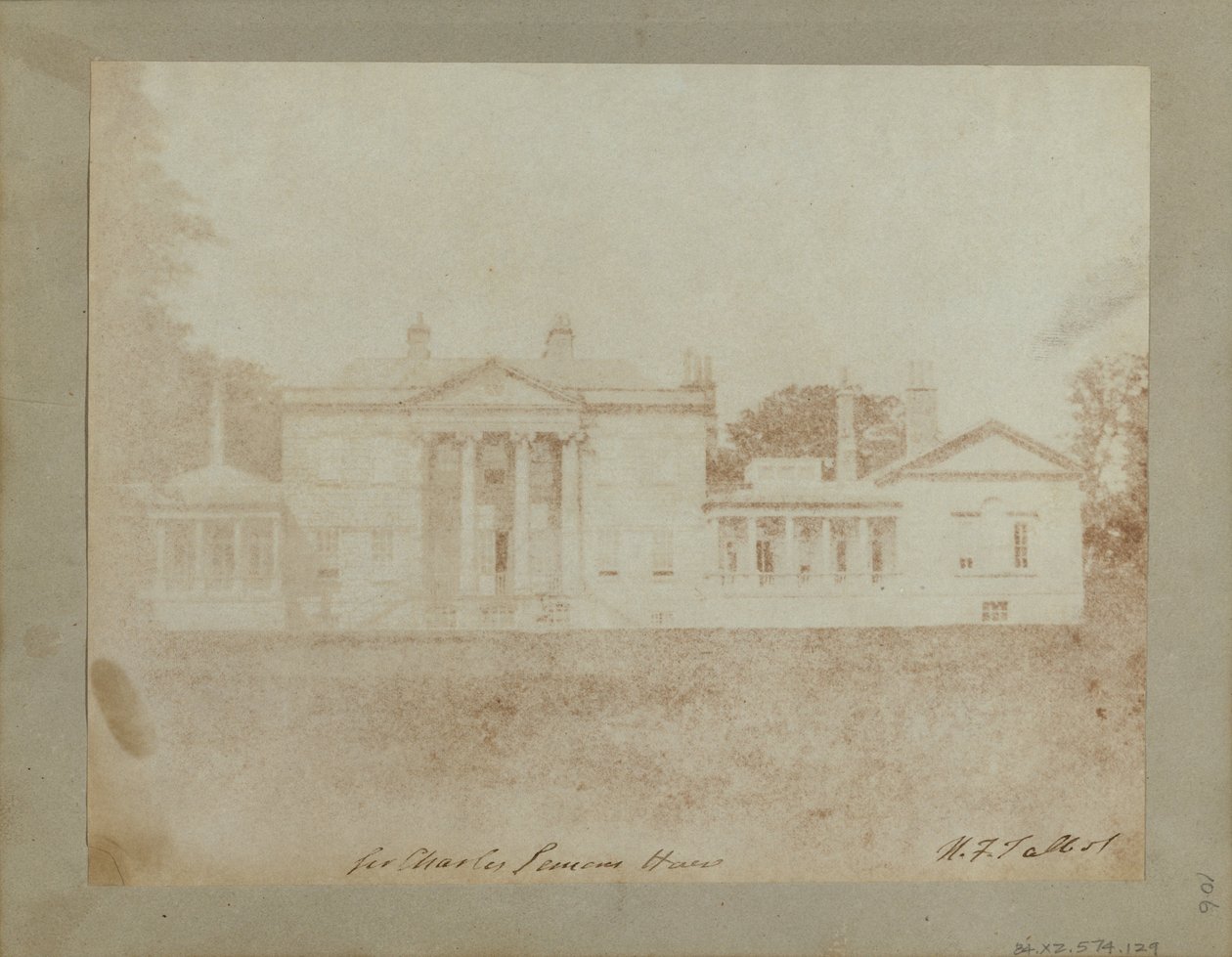 Carclew House, lähellä Truroa, Cornwall. tekijältä William Henry Fox Talbot