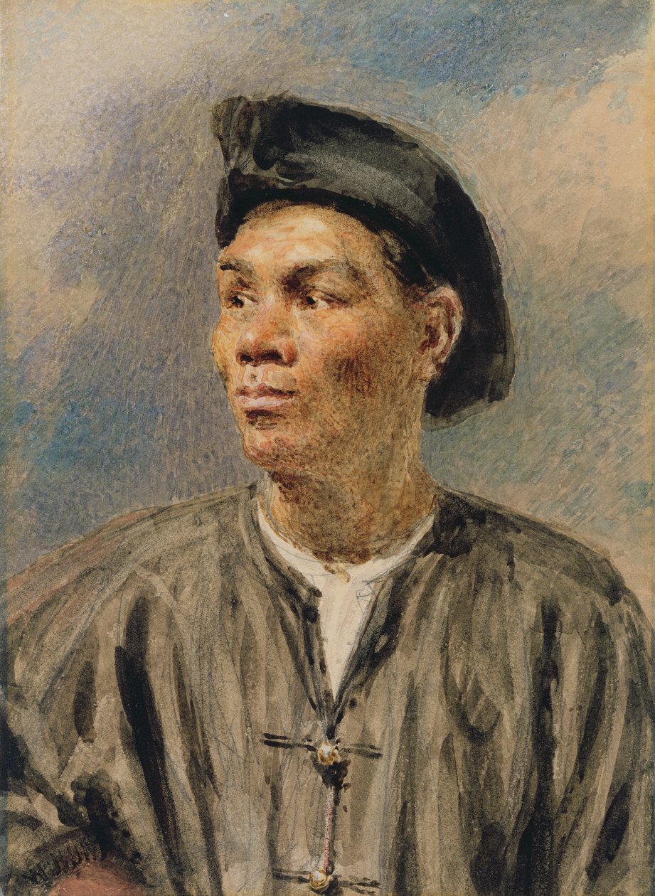 Mulatto Boy (wc paperilla) tekijältä William Henry Hunt