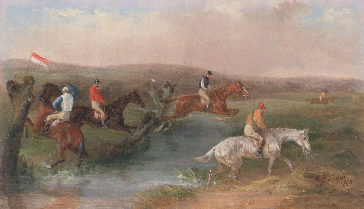Steeplechasing- The Hurdle tekijältä William Joseph Shayer