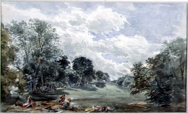 Barncluith Park (wc paperilla) tekijältä William Linnaeus Casey