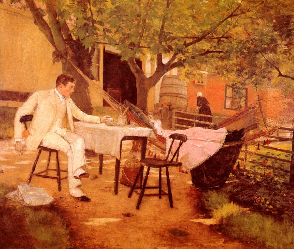 Auringonvalo ja varjo tekijältä William Merritt Chase