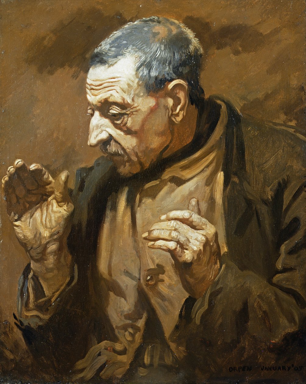 Kärpässieppo, 1905 tekijältä William Orpen