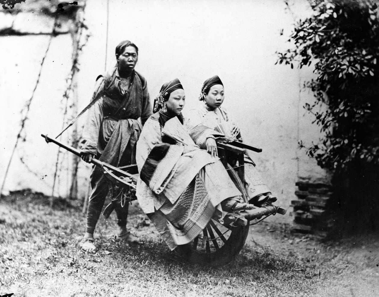 Shanghai Barrow Taxi, noin 1870-luku tekijältä William Saunders