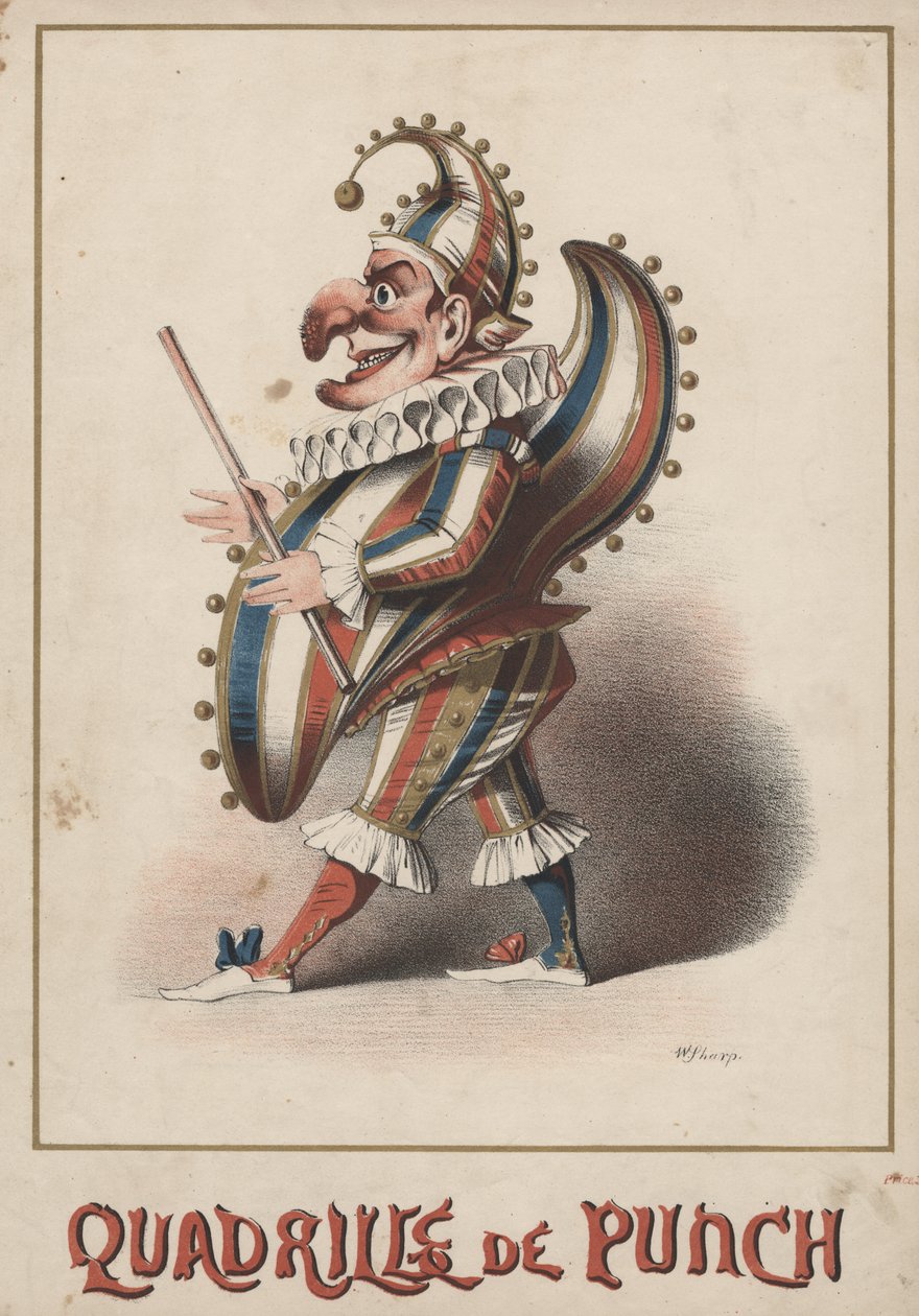 Quadrille de Punch, 1850 (chromolitho) tekijältä William Sharp