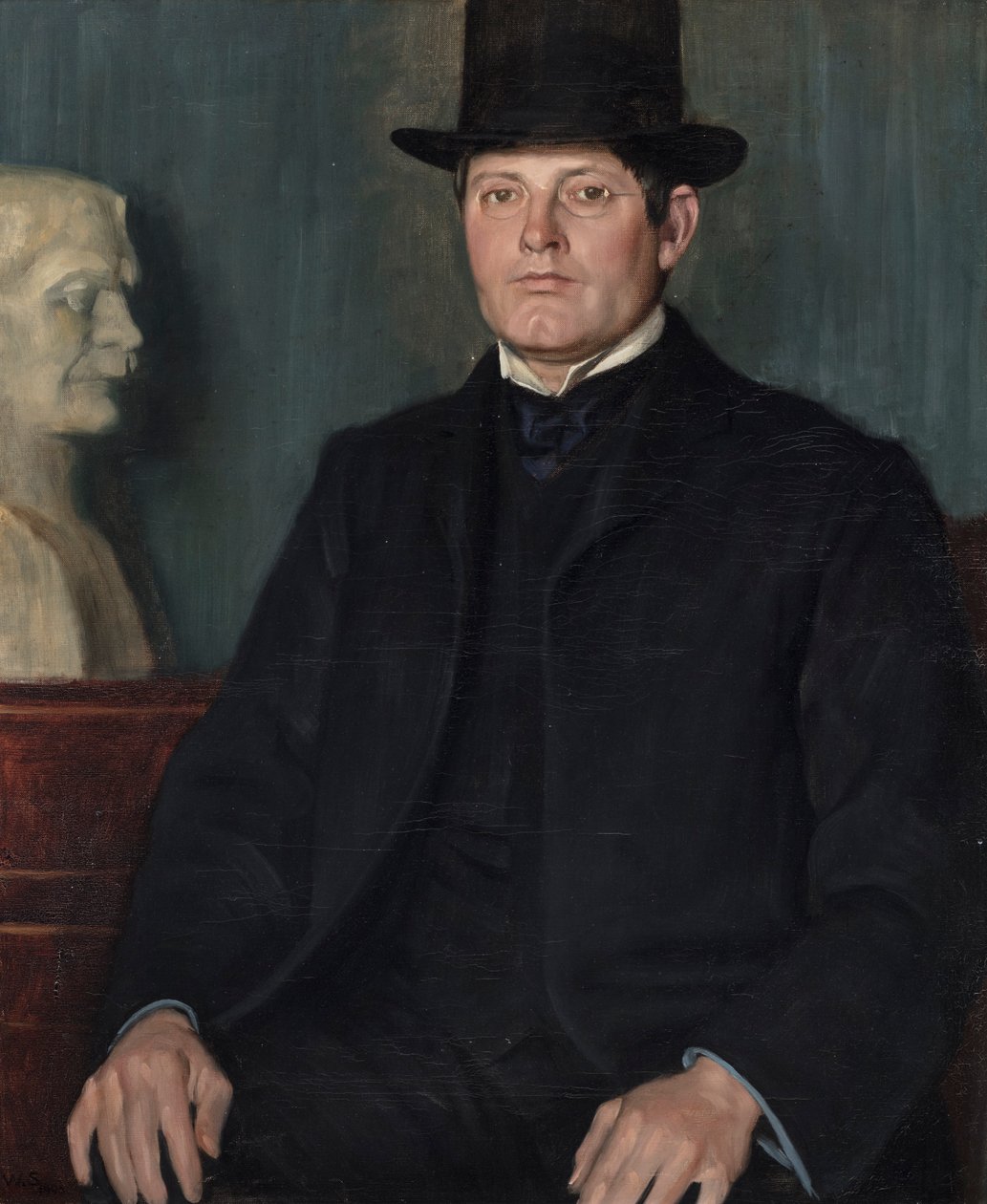 Sir George Framptonin (1860-1928) muotokuva 1905 tekijältä William Strang