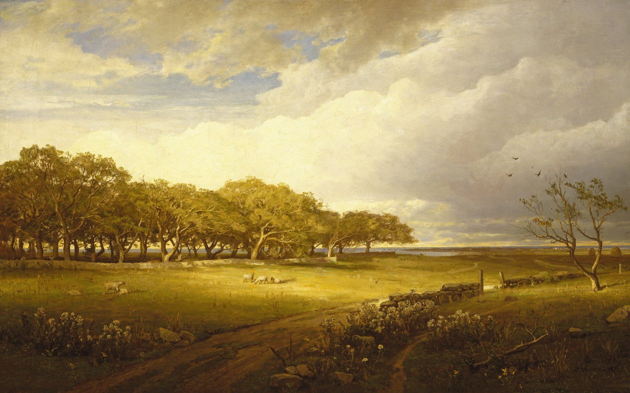 Vanha hedelmätarha Newportissa tekijältä William Trost Richards