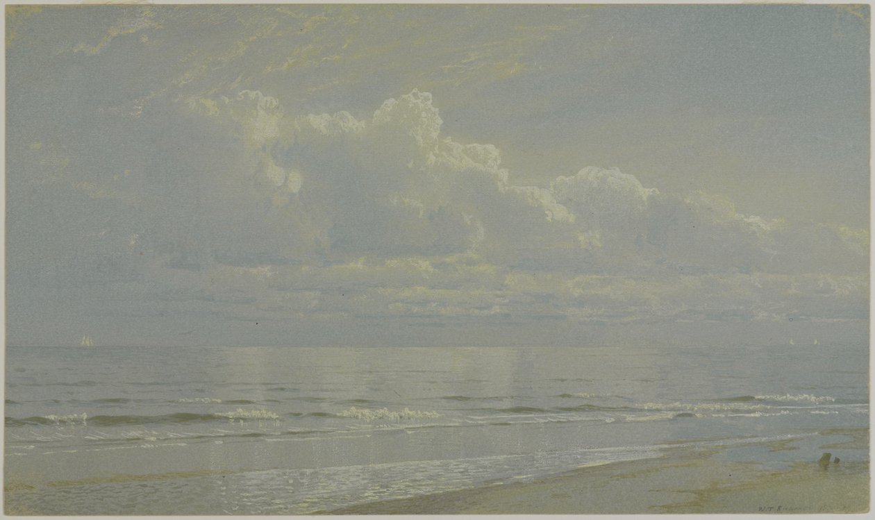Thunderheads at Sea: The Pearl, 1871 (wc paperilla) tekijältä William Trost Richards