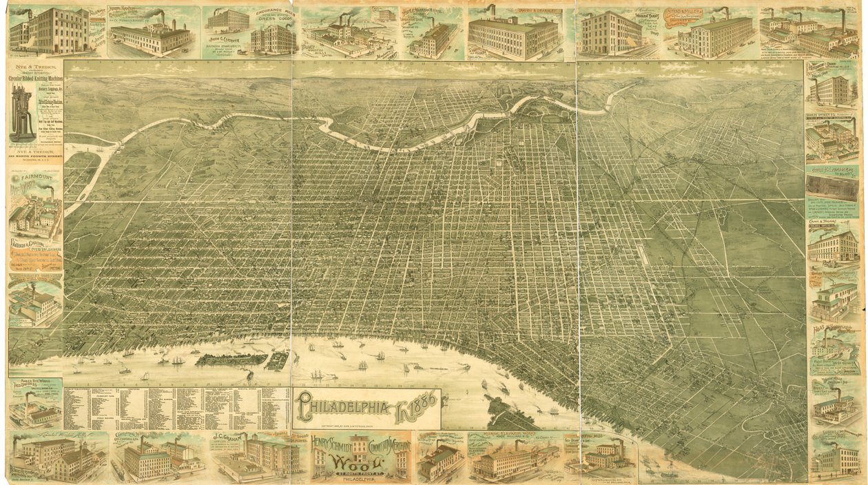 Philadelphiassa vuonna 1886 tekijältä William, and McFetridge, John Burk