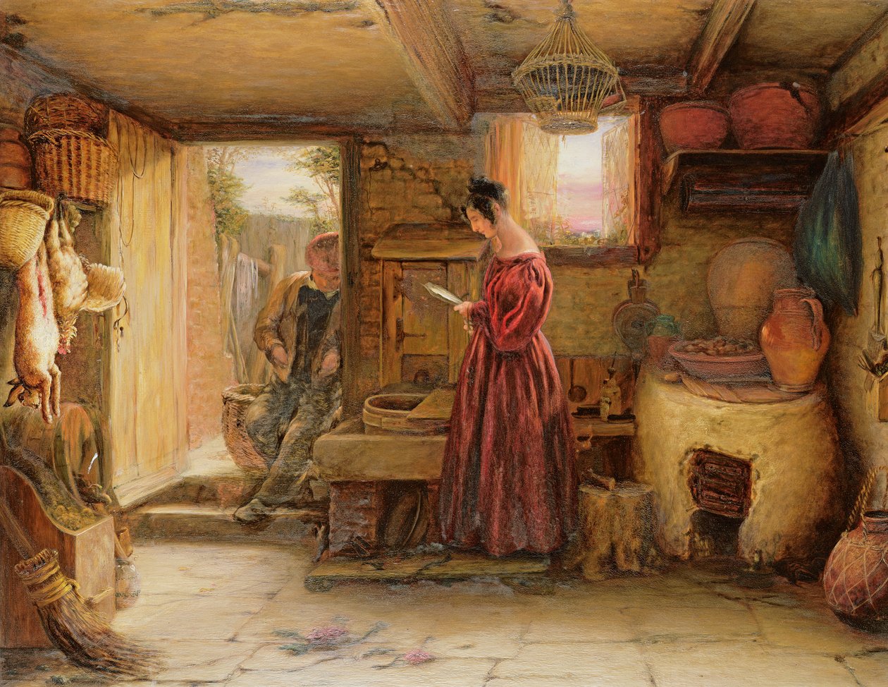Sisustus, 1838 tekijältä William Mulready