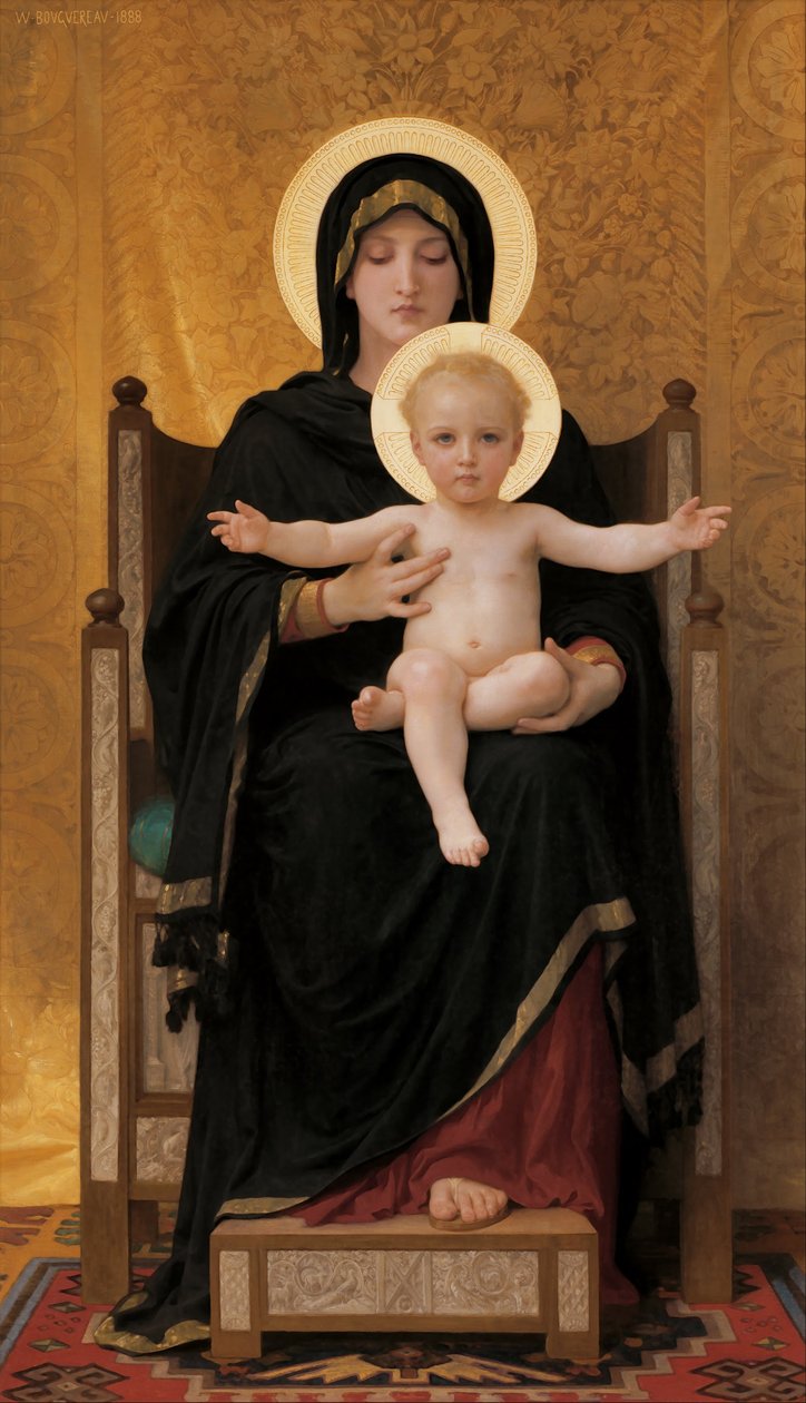 Neitsyt ja lapsi tekijältä William Adolphe Bouguereau