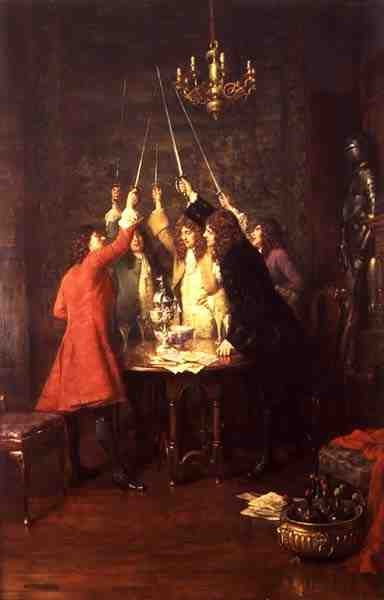"Kuningas" (öljy kankaalle) tekijältä William A. Breakspeare
