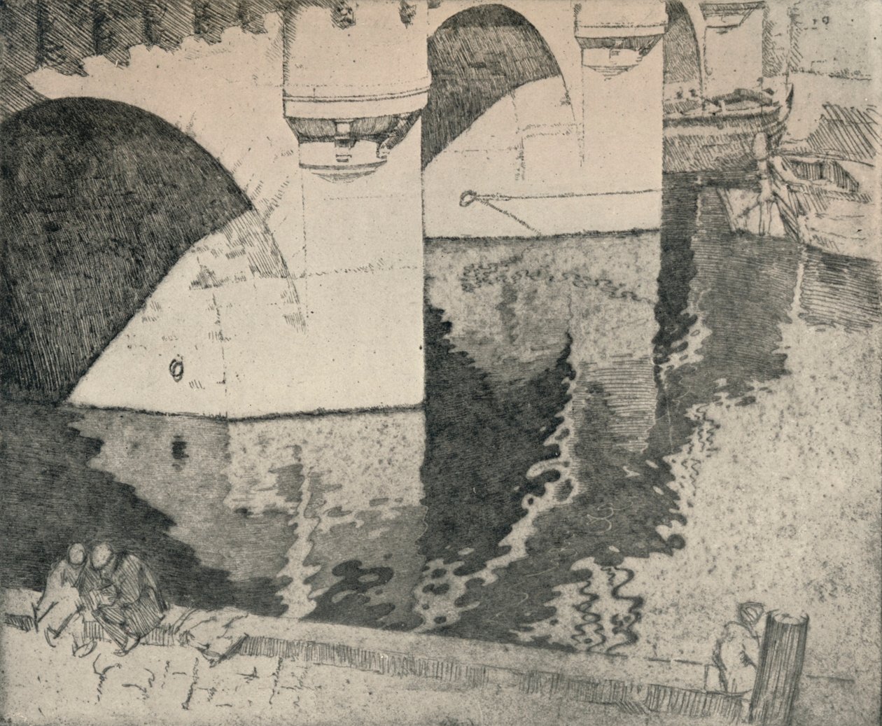 Pont Neuf, 1915 tekijältä William A Levy