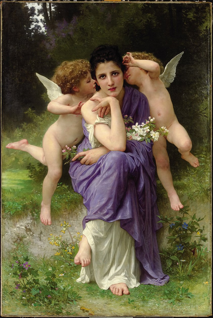 Kevätlauluja, 1889 tekijältä William Adolphe Bouguereau