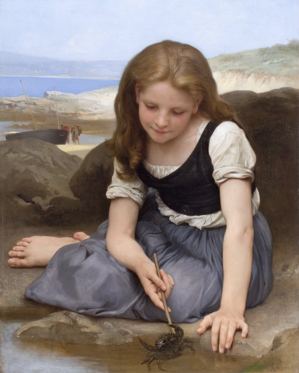 Ranskalainen:  Le crabe Rapu tekijältä William Adolphe Bouguereau