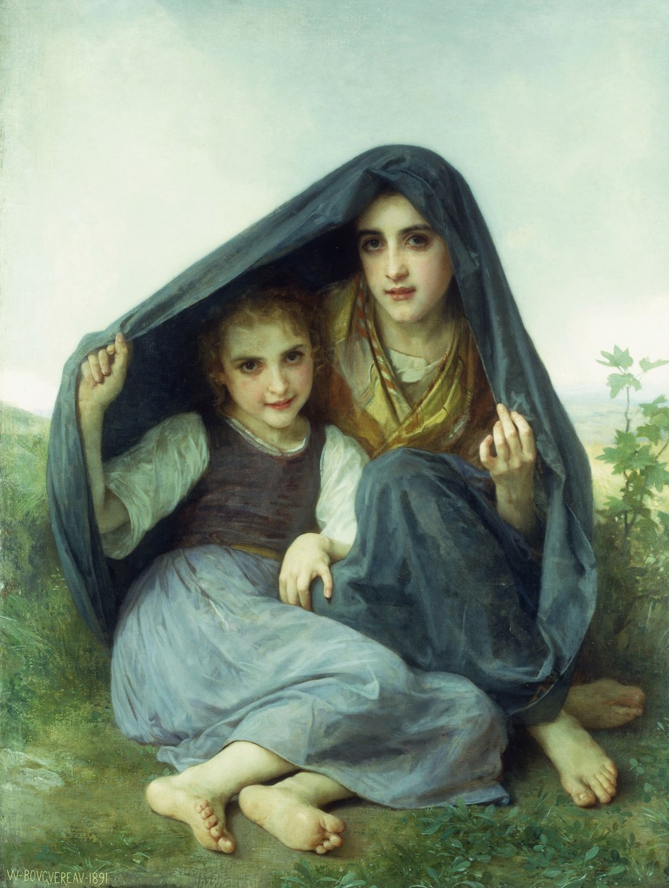 Turvakoti, 1891 tekijältä William Adolphe Bouguereau