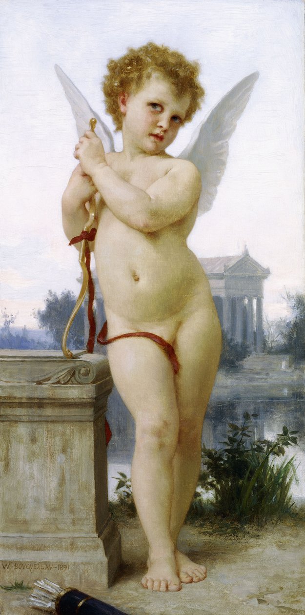 Rakkaus, 1891 tekijältä William Adolphe Bouguereau