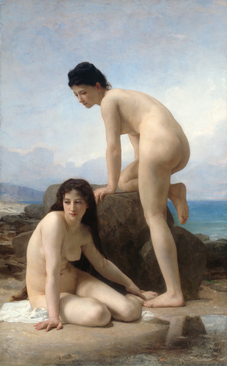 Uimarit, 1884. tekijältä William Adolphe Bouguereau
