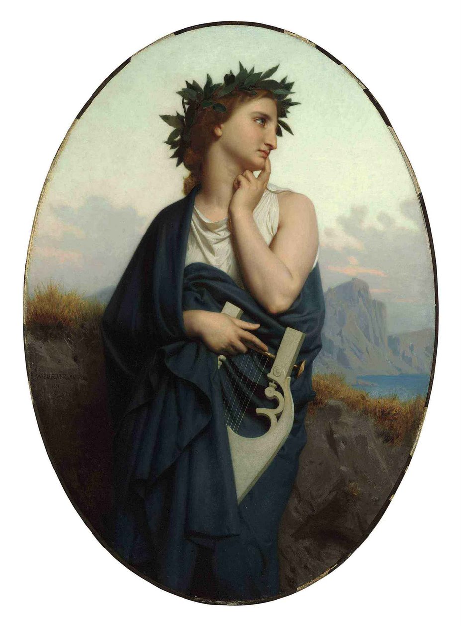 Muse (Philomèle) tekijältä William Adolphe Bouguereau