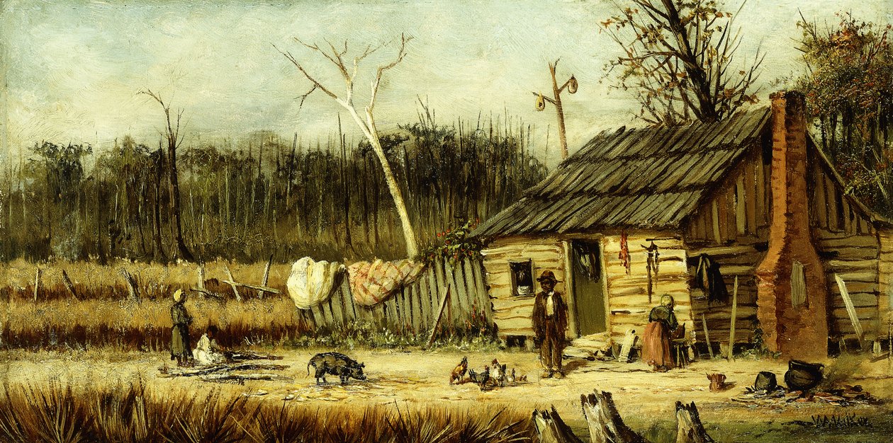 Mökkikohtaus, tekijältä William Aiken Walker