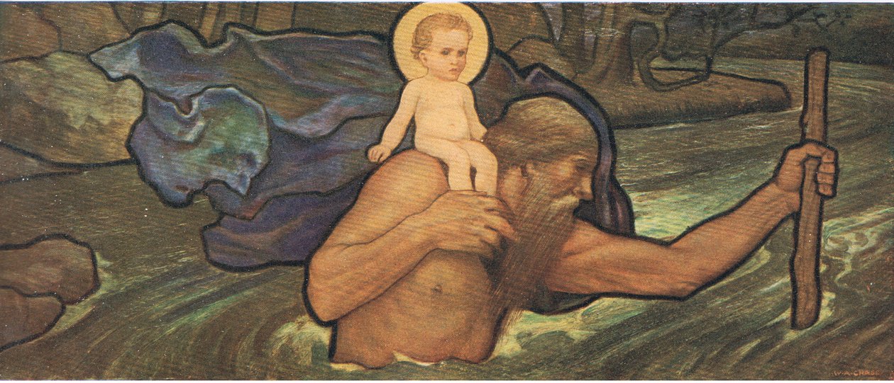 Pyhä Kristoffer, Bibbys Annual, 1916-17 tekijältä William Arthur Chase