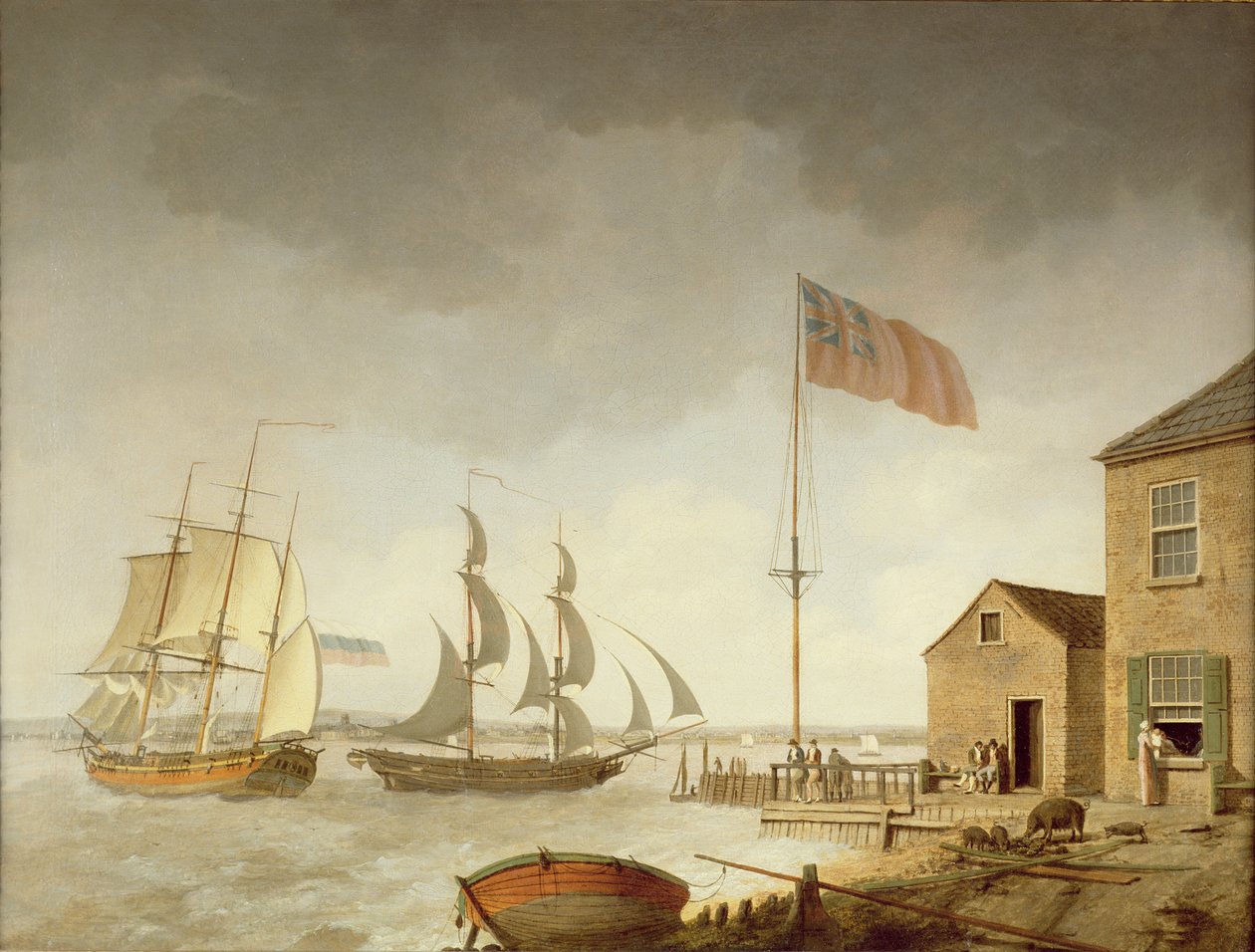 Baltic Trader Paullin edustalla, Hullissa. tekijältä William Barton